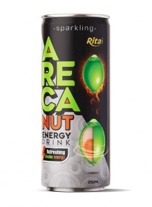 Sparkling Areca nut Energy drink refreshing awake energy 250ml canned