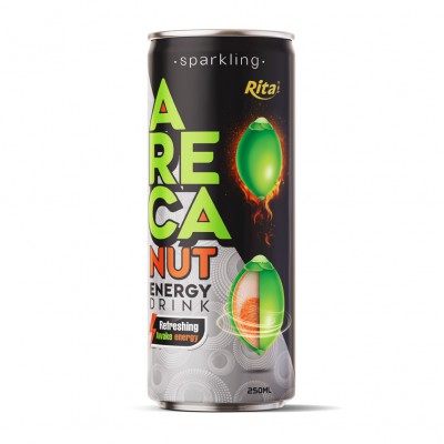 Sparkling Areca nut Energy drink refreshing awake energy 250ml slim cans