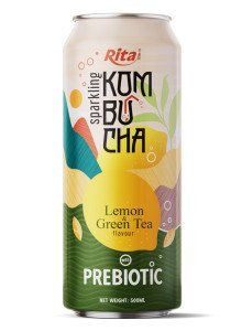 Sparkling Kombucha Prebiotic 500ml can 05