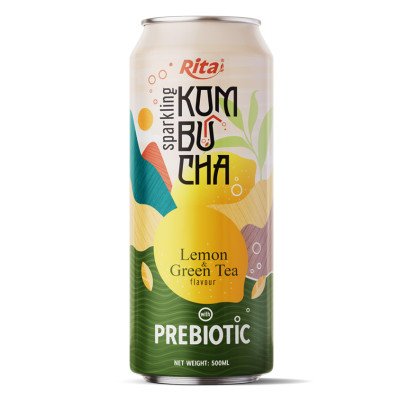 Sparkling Kombucha Prebiotic 500ml can 05