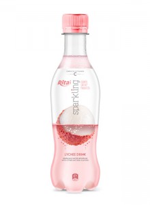 Sparkling fruit lychee flavor 400ml Pet bottle rita web