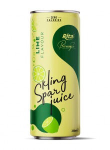 sparkling lime juice drink