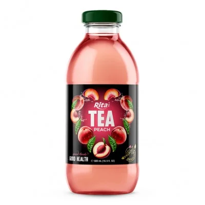 Tea drink 500ml glass bottle 01