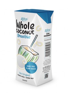 Wholesale the original coconut smoothie drink 200ml aseptic box