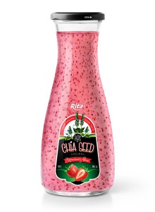 OEM  Chia Seed plus strawberry flavour drink 1L