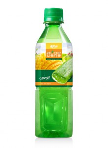 Healthy Aloe Vera Mango Flavor 500ml Green Pet Bottle