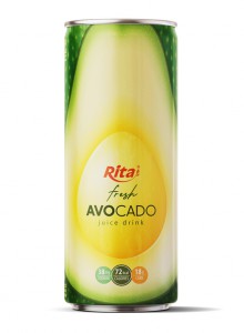 High quality natural avocado fruit juice drink 250ml