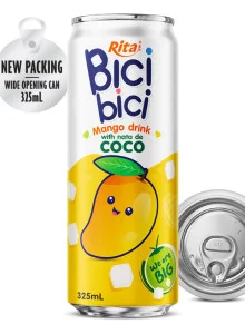 Bici Bici 325ml Mango drink with nata de Coco (wide opening can) Bici Bici 325ml Mango drink with nata de Coco (wide opening can)