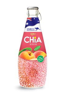 Beverage Manufacturer with Chia Seed Peach