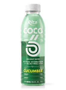 COCO Active Hydration Coconut Water with Electrolytes – Cucumber Flavor COCO Active Hydration Coconut Water with Electrolytes – Cucumber Flavor
