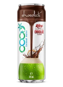 Coconut water with Chocolate Flavor 325ml Sleek Can