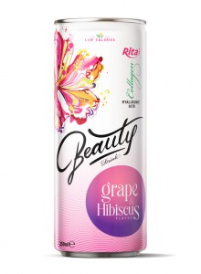 collagen Beauty drink grape and hibiscus flavor 250ml