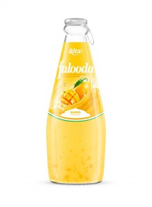 Wholesale Falooda Mango Flavor 290ml Glass Bottle