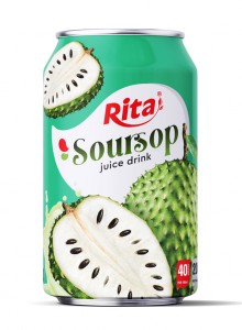 Fresh Soursop Juice Drink 330ml Short Can