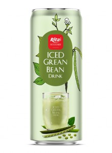 Wholesale Iced Green Bean Drink 320ml slim Can