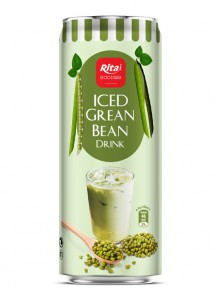 Best Selling For Summer Iced Green Bean Drink 320ml slim Can