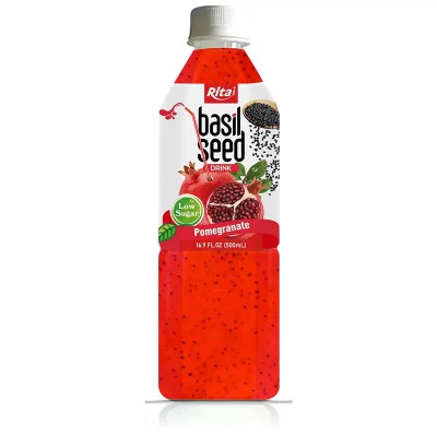 low-sugar-500ml-bottle-basil-seed-drink-pomegranate-flavor