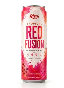Natural Tropical Red Fusion Fruit Blend 325ml Can