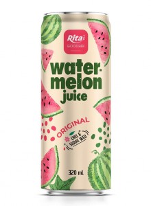 Supplier Original Watermelon Juice 320ml Sleek Can