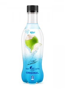 Pet bottle 400ml spakling Coconut water  original