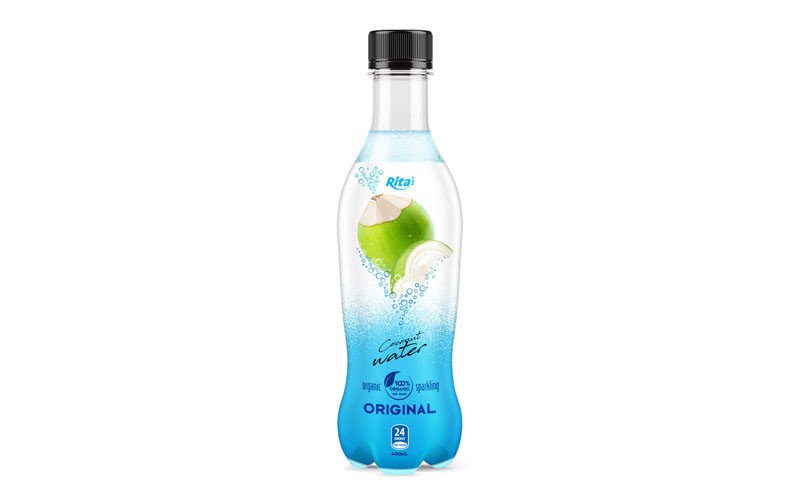 pet bottle 400ml spakling Coconut water original web