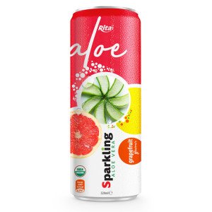 private label brand Sparkling  aloe vera  grape fruit 320ml