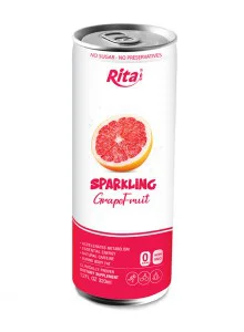 real tropical grapefruit sparkling drink