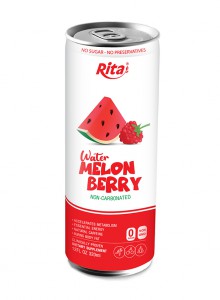 real tropical watermelon berry fruit drink