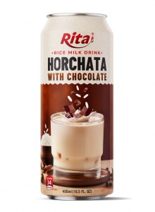 rice milk drink Horchata with chocolate 16.5 fl oz cans