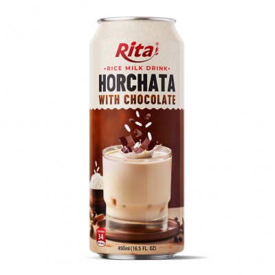 rice milk drink Horchata with chocolate 16.5 fl oz cans