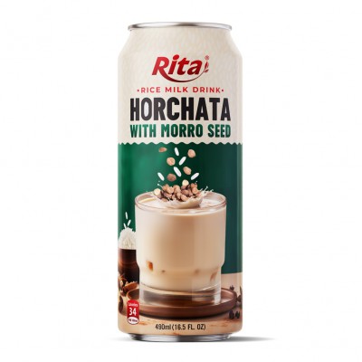 rice milk drink Horchata with morro seed  16.5 fl oz cans