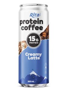 Rita High Protein Coffee Creamy Latte Drink 15g Protein – RTD Coffee Beverage 325ml