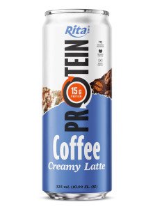 Rita Protein Coffee 15g – Ready-to-Drink High Protein Coffee Creamy Latte 325ml Can