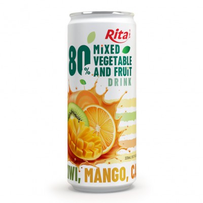 sleek can 320ml Vegetable fruit drink