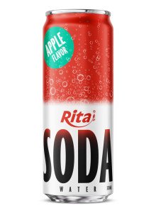 Sparkling Apple Soda Water Drink 320ml Can Sparkling Apple Soda Water Drink 320ml Can