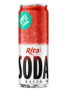 Sparkling Apple Soda Water Drink 320ml Can Sparkling Apple Soda Water Drink 320ml Can