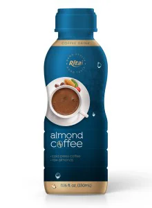 Wholesale beverage almond Coffee 330ml in PP Bottle